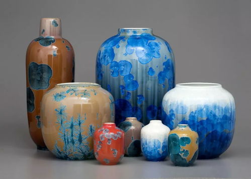捷克陶瓷设计大师Milan Peka 花瓶上的 釉 惑色彩